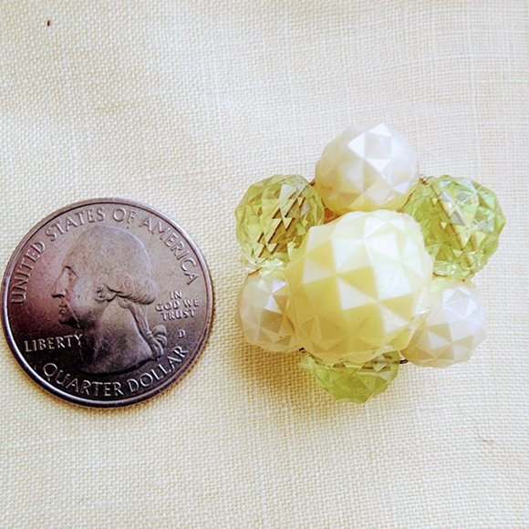 Vintage Signed Western Germany Clip-On Earrings - Picture 4 of 4